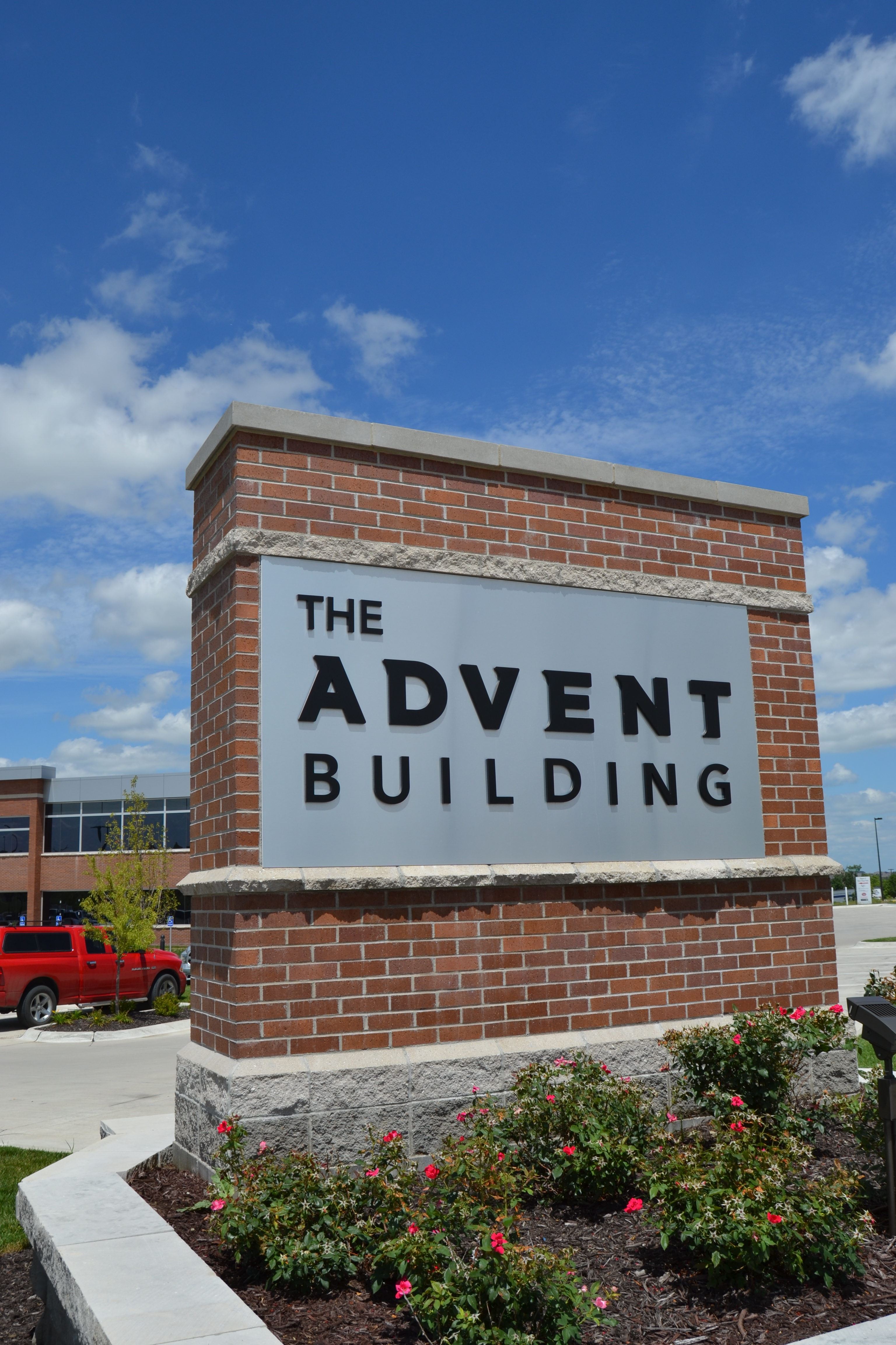 Advent Building Sign Omaha Location