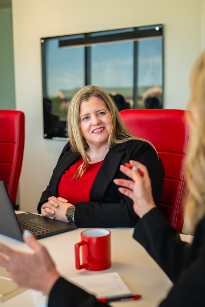 Litigation lawyers at Goosmann discussing process