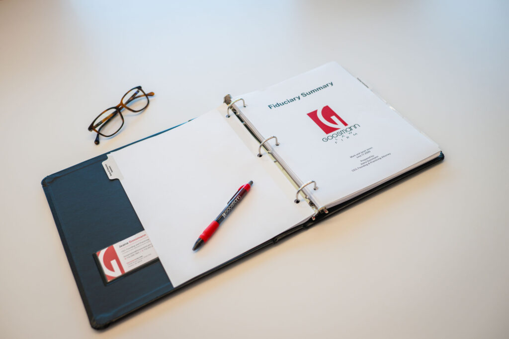Financial summary document